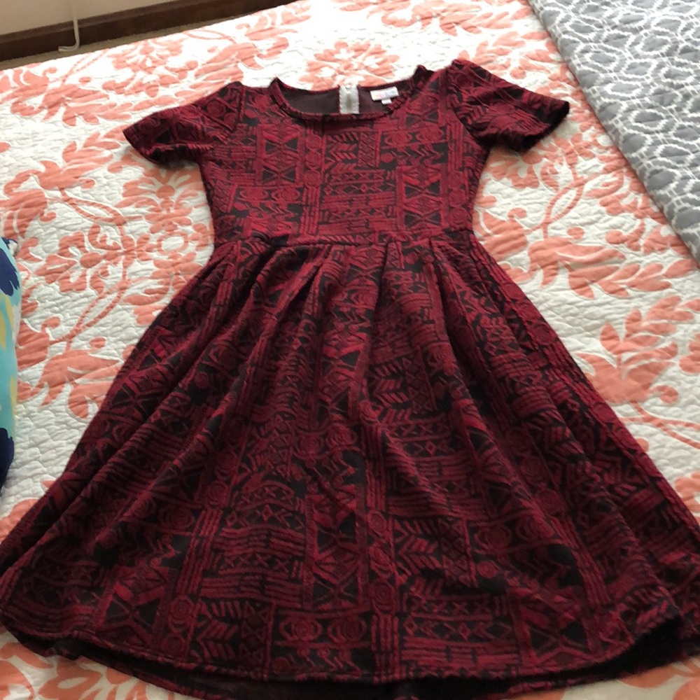 LuLaRoe Tribal print Amelia Dress
